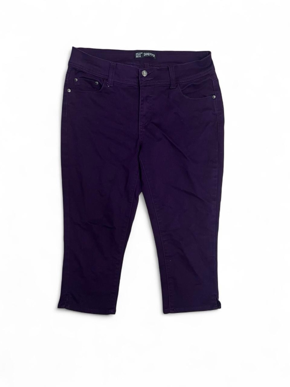 Capri Sanctuary Deep Purple Cropped Skinny Jeans